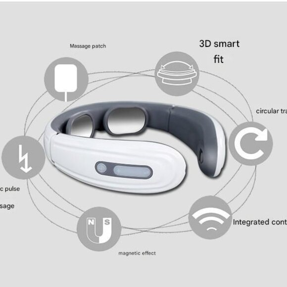 Pulse Vibration Kneading Neck Cervical Massager Electric Neck Protector - Picture 6 of 15